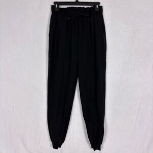 Lululemon Black On The Fly Jogger Pants Women's Size 6